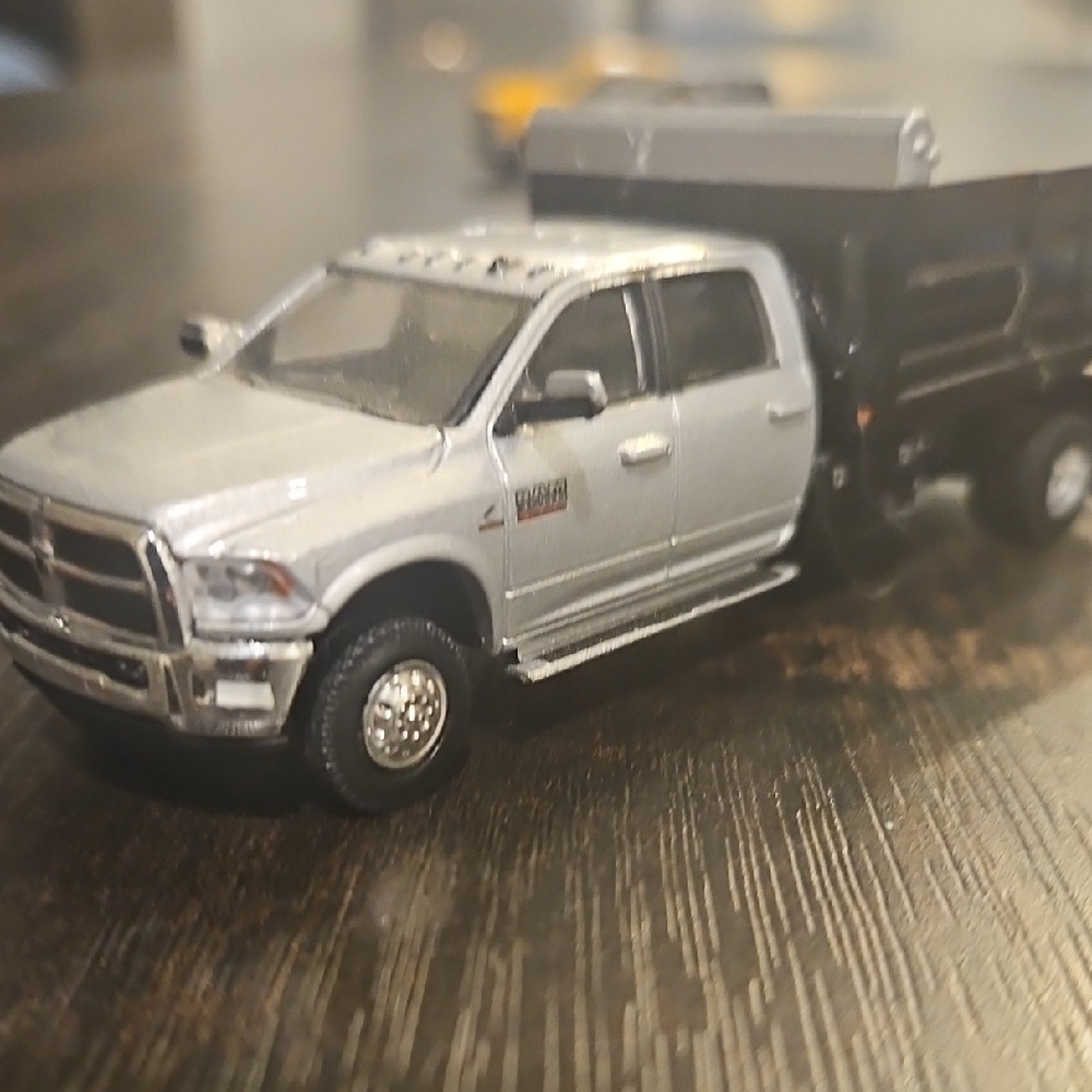 Die-Cast Toy Truck - Silver and Black